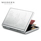 
modern modern MODERN metal card box stainless steel money clip card bag thin NFC anti-theft bank card case RFID stainless steel map model
