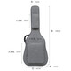 MOSEN MS-41X guitar bag 10MM thickened shoulder folk guitar bag 40 inches 41 inches luggage thickened version