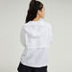 耐克（NIKE）外套女装夏季运动服宽松连帽休闲夹克梭织开衫上衣DM6180 DM6180-100白色  M