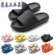 Qindu Electrostatic Shoes Slippers Atelier Anti-odor Sceau douce épaisse pour hommes et femmes Atelier propre sans poussière Sandales pour hommes Breatch Summer Work Sn6190 Bleu Sole Sole Taille 34-35 Convient pour 33-34 pieds
