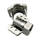 304 stainless steel inner wire pagoda movable joint EN14420 pipe clamping internal thread pivot tail tube horse gibi tower 4 inch DN100 inner tooth pagoda 304