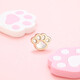Trendy Acer 18K gold rose gold single earring for women, fun soft and cute little meat pad EEK34200252 birthday gift