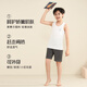 Cat Man Children's Weste Boy im Sommer ärmelloses Bottom -Hemd Medium Big Boy Thin Top Pyjamas grau 160