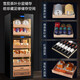 Qike cigar cabinet constant temperature and humidity cabinet red wine and tea multi-functional storage air-cooled and moisturizing dual-temperature dual-system integrated cabinet single-door household 1.6 meters high dual-temperature tea and cigar integrated cabinet