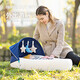Fanruoman Portable Bed-in-Bed Baby Crib Foldable Newborn Sleeping Bed Mobile Bionic Womb Bed Anti-pressure TX. Blue