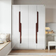 Quanyou Home Nordic Fashion Bedroom Large Wardrobe Flat Door Four Door Wardrobe Furniture Wardrobe 121802 Four Door Wardrobe