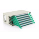 Pulian Guangxun ODF fiber distribution frame 72 core 96 core 144 core optical cable unit body subframe FCSCLC fiber fusion integrated frame chassis chassis rack type 4U rack type 72 core SC full match (off white) Telecom grade single mode 9/125um