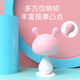 Yoshida Hisamori JTOSEN mushroom teether baby toy can be bitten and can be boiled and chewed, teething artifact baby bites cherry blossom powder + big banana + strawberry + anti-eating hand
