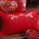 Mercury Home Textiles Wedding Four-piece Set Wedding Bedding Pure Cotton Bed Red Sheet Quilt Cover Pillow Case