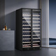 Bacchus red wine cabinet 250 bottles Constant temperature wine cabinet home commercial club office embedded integrated double door double control cabinet tea refrigerated wine storage cabinet high-end cold air frost-free YC-710 dual temperature-Beech wood shelf-1.91m high 250 bottles