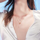 Fanci Fan Qi small waist silver necklace female pendant clavicle chain girlfriend birthday gift for best friend