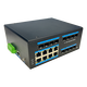 AOPRE (Opere Internet) Administración de tres capas de grado industrial 10G 10G 4 óptico 4 kilómetros 8 kilómetros 16 kilómetros Red de anillo Core Switch Transceptor de fibra óptica admite VLAN Rails Managemento de tres capas 4 0G 8 kilómetros 8 kilómetros T6888GST4-M Función POE + NO SUMINISTRO DE POPIA incluido + Suministro + incluido + incluido + Suministro + incluido +