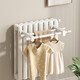 Tiandiyu radiator hook hook clothes drying rack towel rack hanging rack clothes rack tube hanging on the radiator screw double rod 50cm radiator storage rack