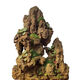 Medium and large water-absorbing stones, natural rockery basins, stone micro-landscapes, fish tank landscaping, black 6109