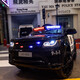 Kein Spiel, ein Elektroauto für Kinder, Allrad-Allradauto, Männer und Frauen mit ferngesteuertem Spielzeugauto können in einem Baby-Polizeiauto, Kinderauto [Flaggschiff] Allradantrieb + Foam Wheel + Ledersitz, sitzt