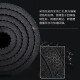 悦步男士健身垫初学者瑜伽垫加厚加宽加长防滑运动训练隔音地垫家用 坚毅黑【含绑带】 200*61cm【厚度10mm】