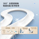 
HUIDA Bathroom Toilet Ordinary Household Bathroom Pumping Light Sound Ceramic Toilet Large Impact Level Water Efficiency Water Saving [Anti-bacterial Thin Cover] Level Water Efficiency 6218 Pit Distance is above 385mm 400mm