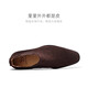 
SATON Men's British reverse fur Chelsea boots short boots European and American mid-to-high top men's shoes motorcycle mid-to-top boots retro Martin boots business handmade genuine leather men's boots dark brown 40