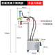 Yucan Ramen Machine commerciale entièrement automatique Lanzhou Boeuf Noodle Noodle Noodle Machine commerciale Nouilles hydrauliques Presse électrique Imitation Multifonctionnelle Machine Ramen à la main [VERTICAL; Hydraulique; Double-cylindre] Modèle en acier inoxydable