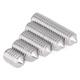 Jinggong 304 stainless steel hexagonal tip set screw machine meter screw headless screw top screw door handle screw tip M6x8 100 pieces