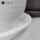 JiuqiangGu Flower Pot Tray épaissis Imitation Céramique Resin Connexion d'eau Connexion haut de gamme Simple Inner Diamètre 18 cm Blanc 3 Packs 3927