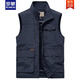 Romon Spring and Summer Outdoor Viete décontractée pour hommes Multi-poche à séchage rapide respirant mince vêtements photographies tactiques Clip de cheval Blue Royal L [121-135Jin [Jin est égal à 0,5 kg]]]