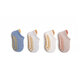 Conejo Big wen calcetines de piso de bebé verano malla delgada malla y mujer bebé interior anti-slip calcetines zapatos calcetines para niños calcetines para el bote de tierras de la oreja calcetines de piso de tubo corto 4 pares 0-1 años
