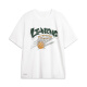 
Li Ning Quick-drying T-shirt丨Anti-bacterial cool round neck short-sleeved T-shirt men's summer outdoor printed casual loose sports top [anti-bacterial] Standard white 671-7 XL