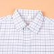 Xiangguotu children's plaid short-sleeved shirt summer pure cotton school uniform tops boys and girls casual shirts for middle-aged and older students class uniforms boys plaid long-sleeved shirts 140cm