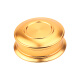 Lion Orixing wine bottle modified tea can accessories modified lid with lid alloy sealing cap ceramic cutting bottle modified metal lid mouth outer diameter 4.6 inner diameter 3.8CM two-piece set (gold plus