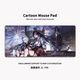 WCZ mouse pad 700x300 Ark of Tomorrow Super Everyone Use Game Two Dimension Chen Amiya Skati JL-795 1000x500x4mm