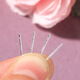 Shangge (Shangge) Boucles d'oreilles en argent oreille Piercing Sticks pour hommes et femmes Stick d'oreille de tête de match droit simple Small Small Gift 100 SANTS SIGHTS (1 boîte) 897EB