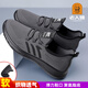 
Old man's head mesh shoes men's breathable flying mesh shoes 2025 spring and summer new outdoor travel shoes soft thick sole dad's shoes non-slip 15619 gray 42