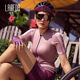 Lampada's New Sommer Damen -Radfahreranzug Fahrrad Langarm trendy Festfahrrad -Fahrradanzug Top Rococo Green XL