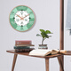 Pangdonglai quality Ziwu Liuzhu clock twelve hour hanging watch beauty salon wall clock living room health center clinic light A698 rose gold 20cm 8 inches (diameter) small