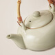 Qixuanyuan Ru Kiln Teapot Tea Household Ceramic Kung Fu Tea Set Single Pot Tea Water Separation Special Large Lift Teapot Ru Kiln Zhangyuan Lift Lift Teapot (Bamboo Handle)