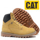 Carter CAT men's shoes, high top Martin boots, work shoes, autumn and winter zipper boots, lace-up outdoor yellow boots, yellow standard leather shoes size 39