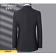 Announcement Bird Suit Men's Slim Business Professional Suit High-end Men's Striped Suit Wedding Banquet Dress Gray Plaid XXS