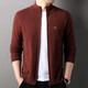 Hengyuanxiang Stricker Strickjäger 2024 Herbst und Winter Neues Männergeschäft 100% reine Woll -Männerjacke und Pullover Trend Black M 170/48/105