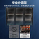 XINGX display cabinet refrigerated fresh cabinet, full screen air-cooled frost-free Internet celebrity wine and beverage vertical freezer, refrigerator beer beverage commercial high-end wine cabinet KTV bar convenience store three-door 980 liter true air-cooled frost-free