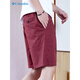 Columbia summer thin shorts loose cotton breathable beach pants mid-pants casual sports men's five-point pants 9215 navy pure cotton breathable XL