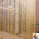 BPE door curtain partition Fengshui curtain entrance door gourd line curtain bead curtain crystal bead line curtain hanging curtain decorative curtain champagne color width 1 meter * 2 meters high Single layer encryption