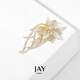 Jay flower brooch, high-end female corsage, suit accessories, birthday gift for mother, mother-in-law, elders