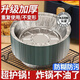 Sailoto air fryer paper tin foil plate barbecue box baking tin foil bowl household tin foil box food paper bowl 150 pieces with diameter 20cm3-5L thickened and high temperature resistant