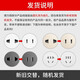 DELIXI德力西118型带开关插座墙壁面板CD691星空灰色中号三位家用官方暗 一开十孔(1开10孔六孔6孔控制) 官网154型大板长方形装饰套餐