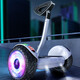 Zola (Zola) Balance des enfants électriques pour les adultes âgés de 6 à 12 ans, sens du corps intelligent pour les adultes de 7 à 10 ans et plus, grand contrôle de jambe hors route parallèle Version sportive K13 (Contrôle des jambes + Bluetooth + roue lumineuse)