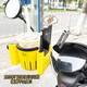 Electric car water cup holder type universal baby stroller storage mountain bike water bottle holder dark green + yellow