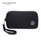 Golf (Golf) Frauen kleiner frischer Kupplungsbeutel Leichtes Kapazität Handgratt Tasche Trendy Mode Frauen Reißverschluss Clutch Geschenk für Freundin cool schwarz