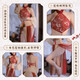 Feimu Gu style Hanfu sex underwear women pure desire dating battle robe sexy pajama uniform set passion bed clothes Xiaoqian [belly band + sleeved silk + piece gauze skirt + T-trousers]