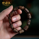 FOARIETY nine-point submersible grade Brunei agarwood carved bracelet old material agarwood bracelet for women and men couple style small size丨about 1012*1517mm*11 pieces*11g